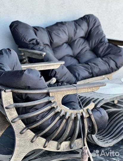 Пошив подушек для садовой мебели, балкона