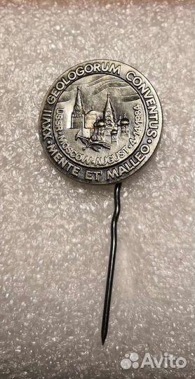 Значки Геологический конгресс, мги