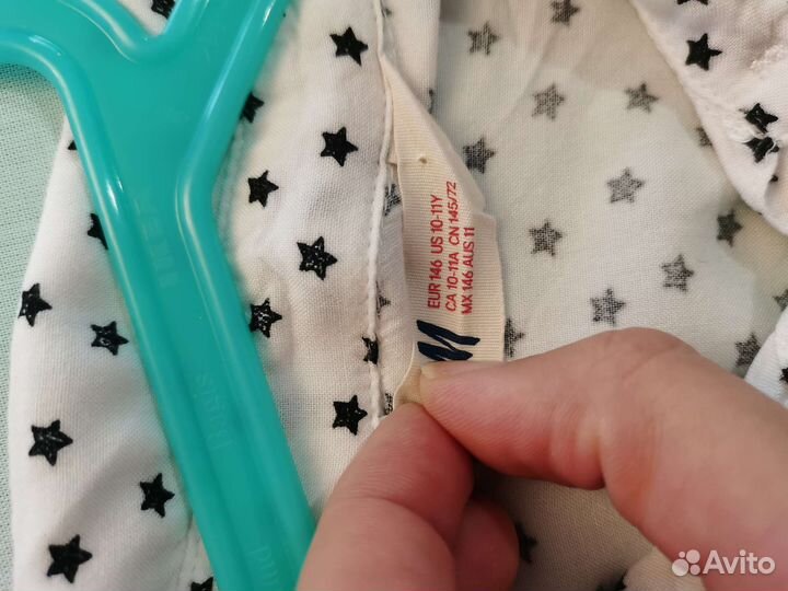 Школьная блузка 146 H&M