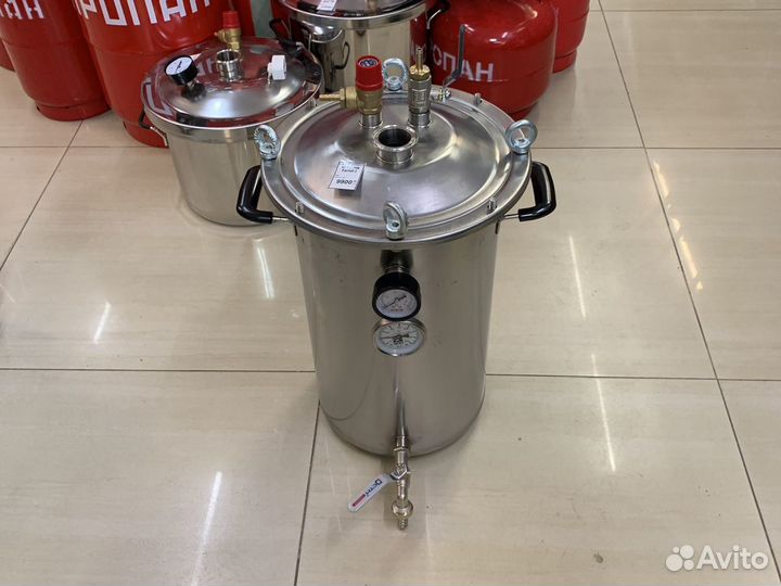 Автоклав из нержавейки Автоклав Fansel Mini 14л