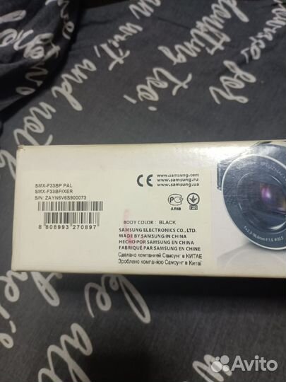 Видео камера samsung бу