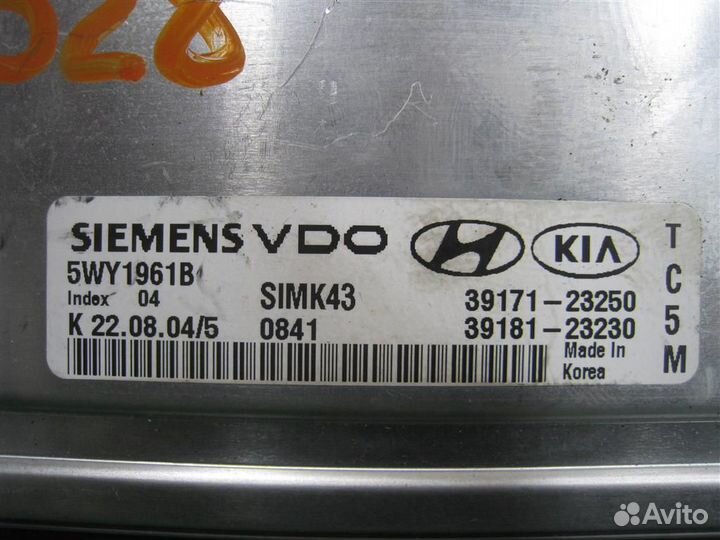 Блок управления двс Hyundai Tucson (JM) 2005