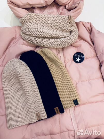 Шапка и снуд на осень в наличии