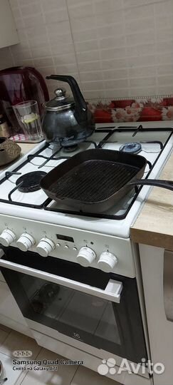 Чугунная сковорода гриль