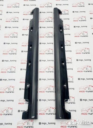 Пороги карбон Mercedes GLE coupe 292 гле купе