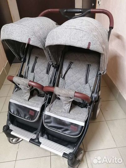 Коляска для двойни carrello connect