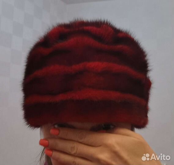 Шапочка норковая