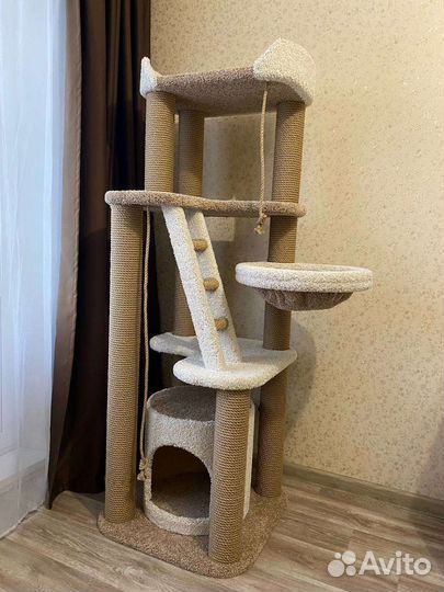 Когтеточка, домик, комплекс для кошек
