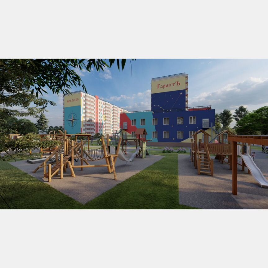 1-к. квартира, 40,3 м², 1/10 эт.