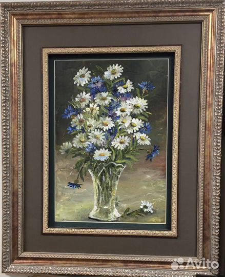 Картина маслом букет