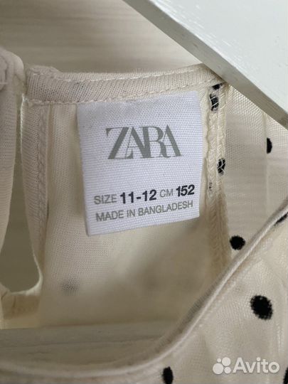 Блузка и юбка-шорты zara для девочки 152