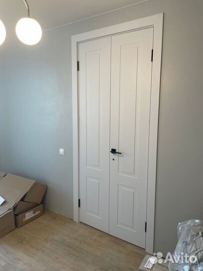 Двери межкомнатные двойные