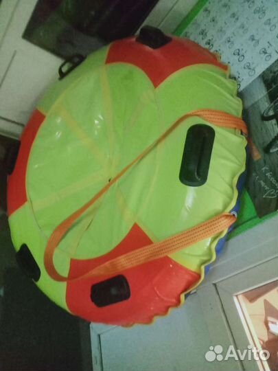 Тюбинг буксир усилен 130/150 ватрушка санки