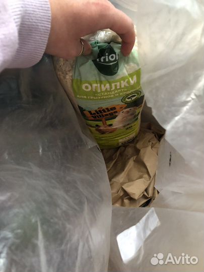 Наполнитель, корм для грызунов