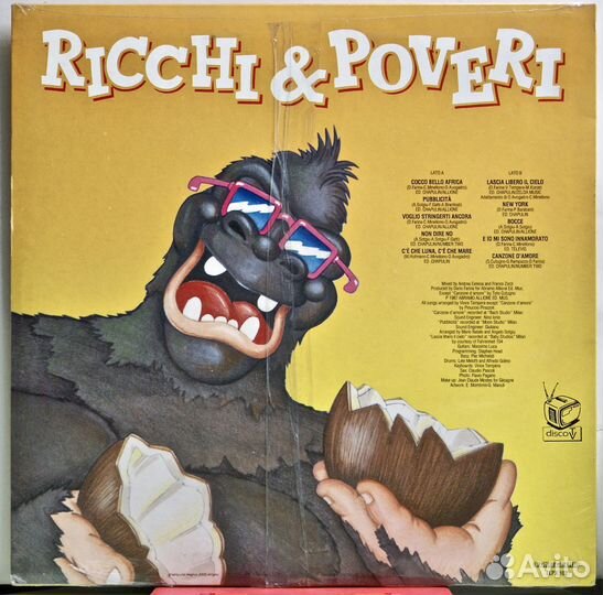 Ricchi & Poveri 1987 Pubblicita Original 1st It SS