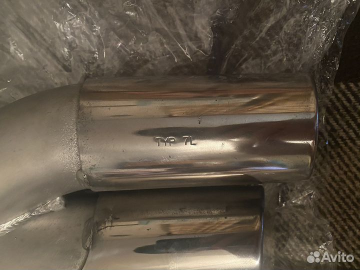 Комплект насадок глушителя VW Touareg 03-10