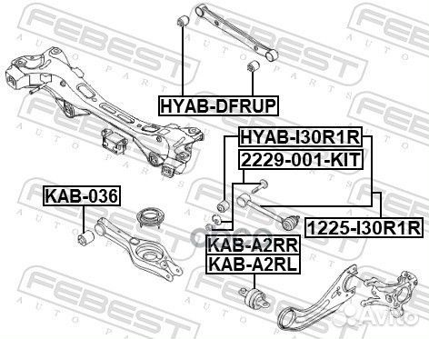 Болт с эксцентриком (ремкомплект);hyundai tucso