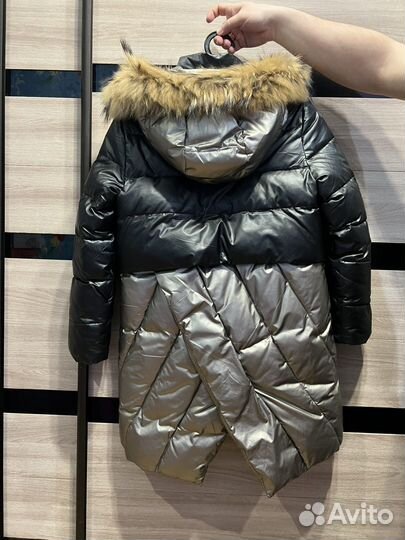 Пуховик для девочки. Теплый на пуху