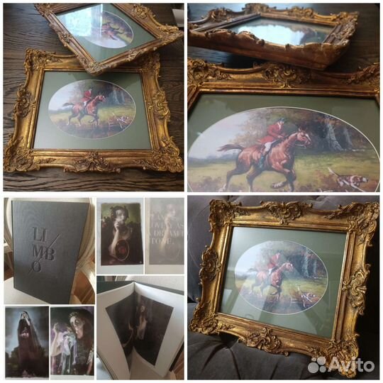 Книга фотоальбом limbo 41см картина 33-28см багет