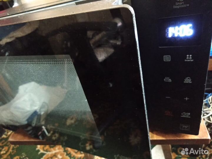 Микроволновая печь LG ms2336gib в разборе