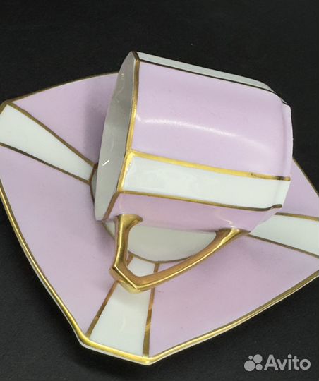 Антикварная коллекционная кофейная пара