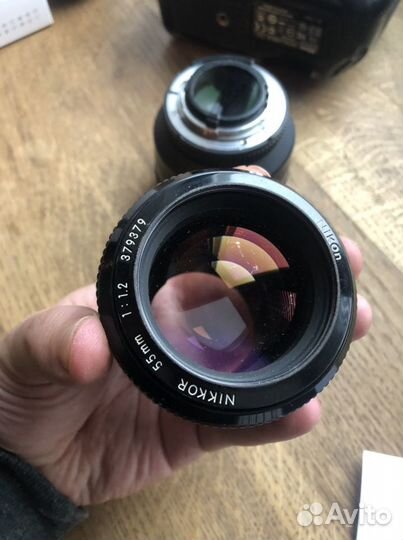 Объектив nikon 55mm 1.2 nikkor 1:1.2
