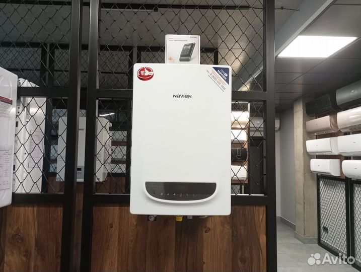 Газовый 1контурный турбокотел Navien 35кВт(Корея)