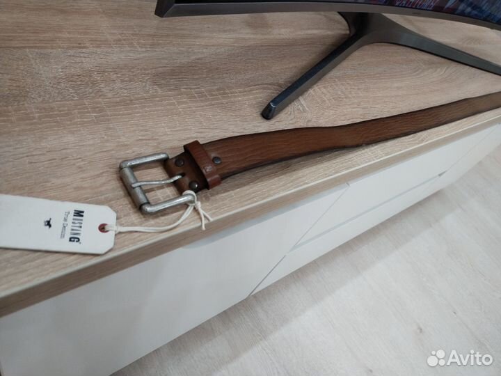 Новый мужской ремень Mustang оригинал нат. кожа