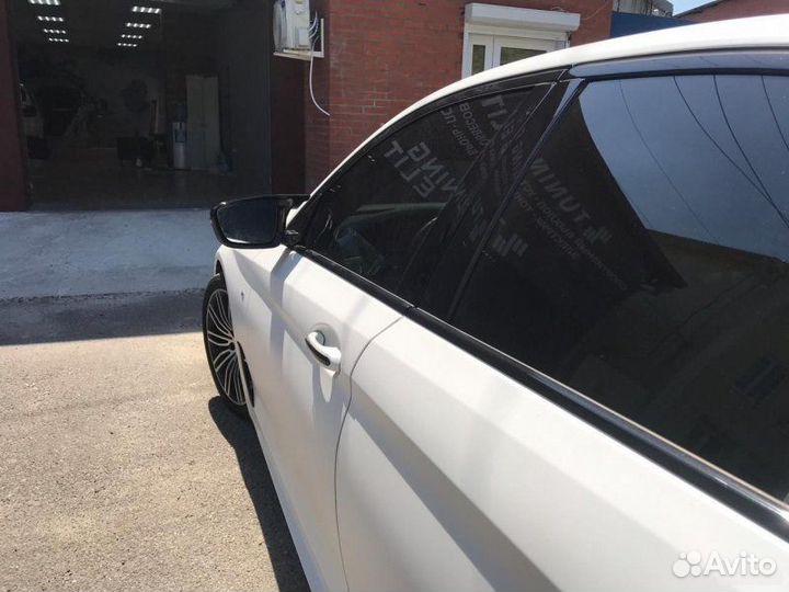 Крышки зеркал стиль BMW M5 G30 черные