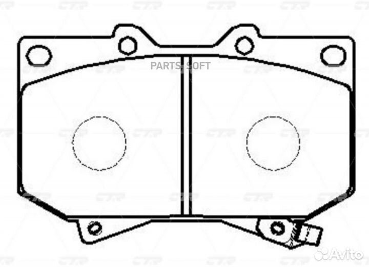 CTR CKT-30 Колодки тормозные