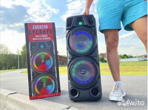 Большая мощная блютуз колонка