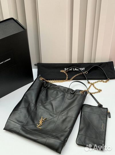 Сумка почон кожа ягненка saint laurent