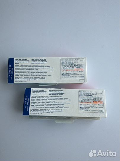Линзы acuvue moist (минус 1)