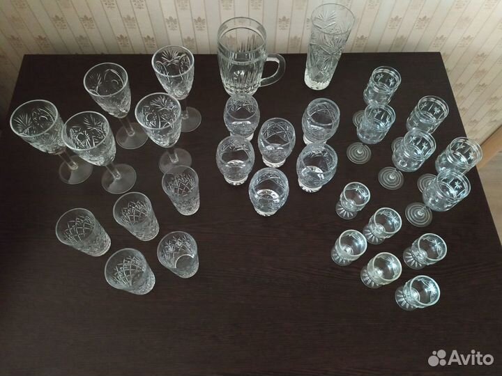 Рюмки хрустальные