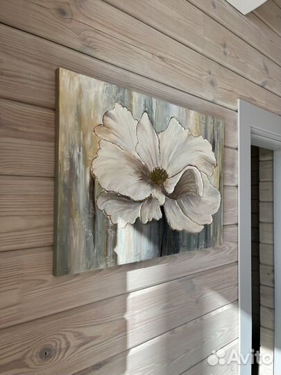 Большая интерьерная картина «Цветок»