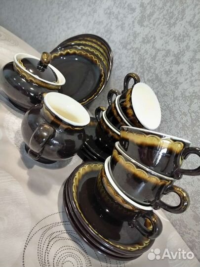 Кофейный сервиз майолика зик СССР