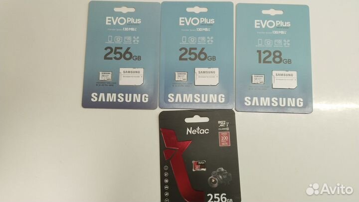 Карта памяти Micro sdxc 256Гб Evo Plus