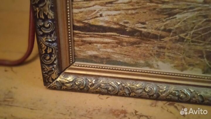 Картина в раме гобелен 1'30Х0'83 см Леопард