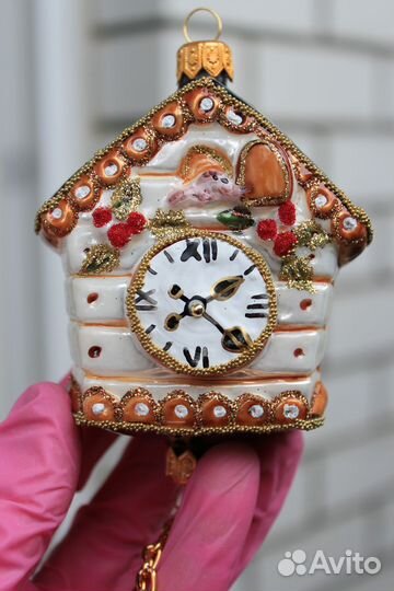 Елочная игрушка Irena Часы с кукушкой