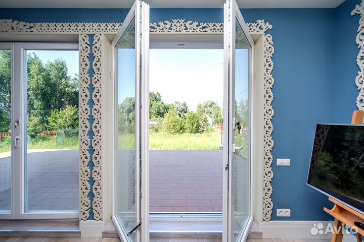 Витражи, раздвижные двери, порталы, панорамное