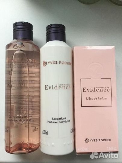 Парфюмы Эвиденс Yves Rocher, разный объем