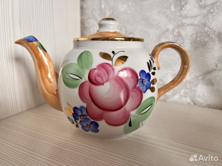 Чайник заварочный СССР дулево 0.8 л