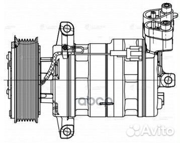 Компрессор кондиционера nissan tiida /note 04