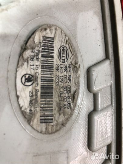 Фонарь правый Skoda Octavia A7 LED 13-20