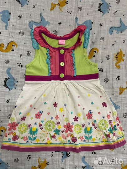 Платья для девочки пакетом 80-92
