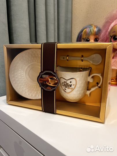 Чайная кофейная пара набор