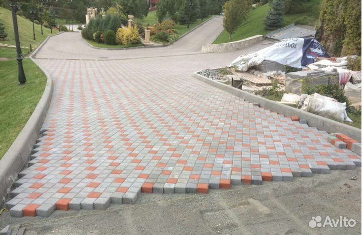 Укладка тротуарной плитки