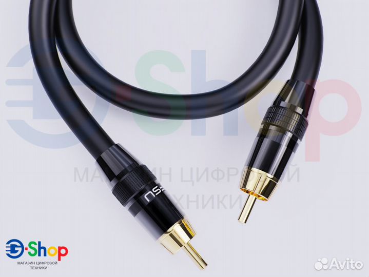 Коаксиальный кабель Duplink RCA-RCA 1/2/3 метра