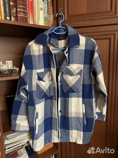 Рубашка клетчатая теплая