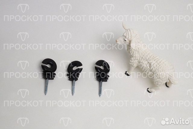 Изолятор для дерева кольцевой. электропастух